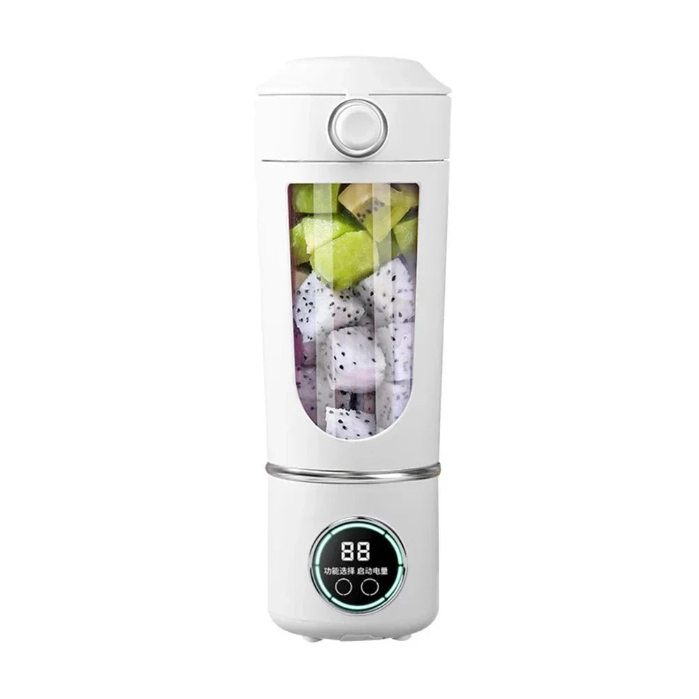 Stainless Steel 700ml Electric Blender Bottle with 12 Blades