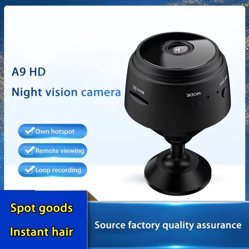 A9 Mini WiFi Home Security Camera - 1080P White Set