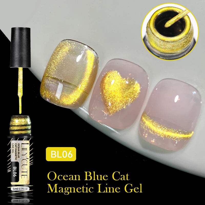 LILYCUTE Reflective Glitter Liner Nail Gel - 5ml